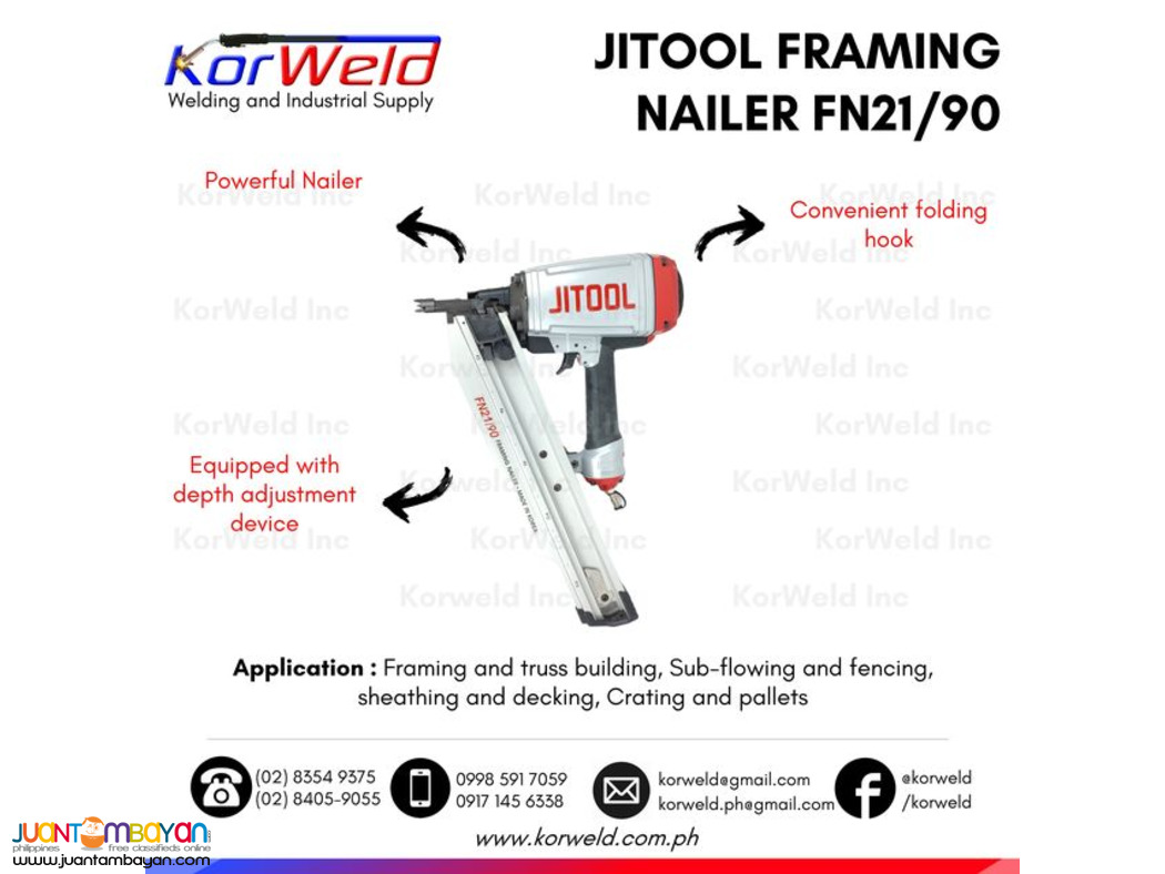 JITOOL FRAMING NAILER FN21/90