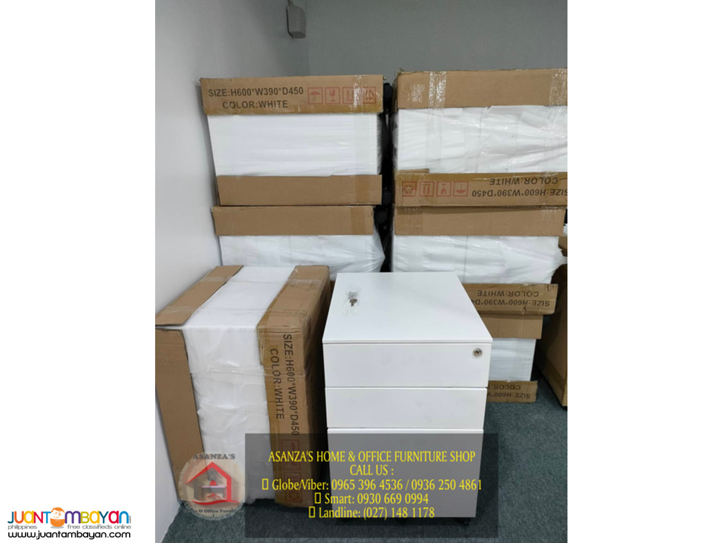 3-Drawer Mobile Pedestal (Recessed Handle)  | CALL US