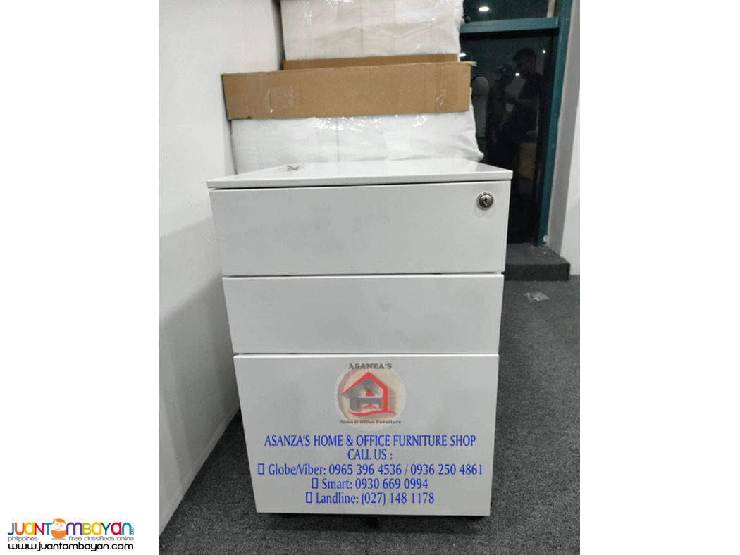 3-Drawer Mobile Pedestal (Recessed Handle)  | CALL US