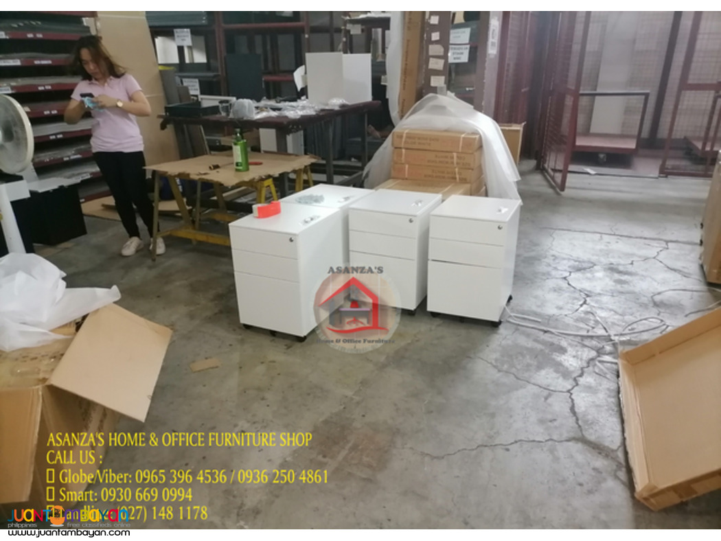 3-Drawer Mobile Pedestal (Recessed Handle)  | CALL US