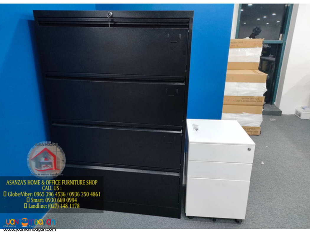 4 Layer Steel Lateral Cabinet (RECESSED HANDLE) |  CALL US