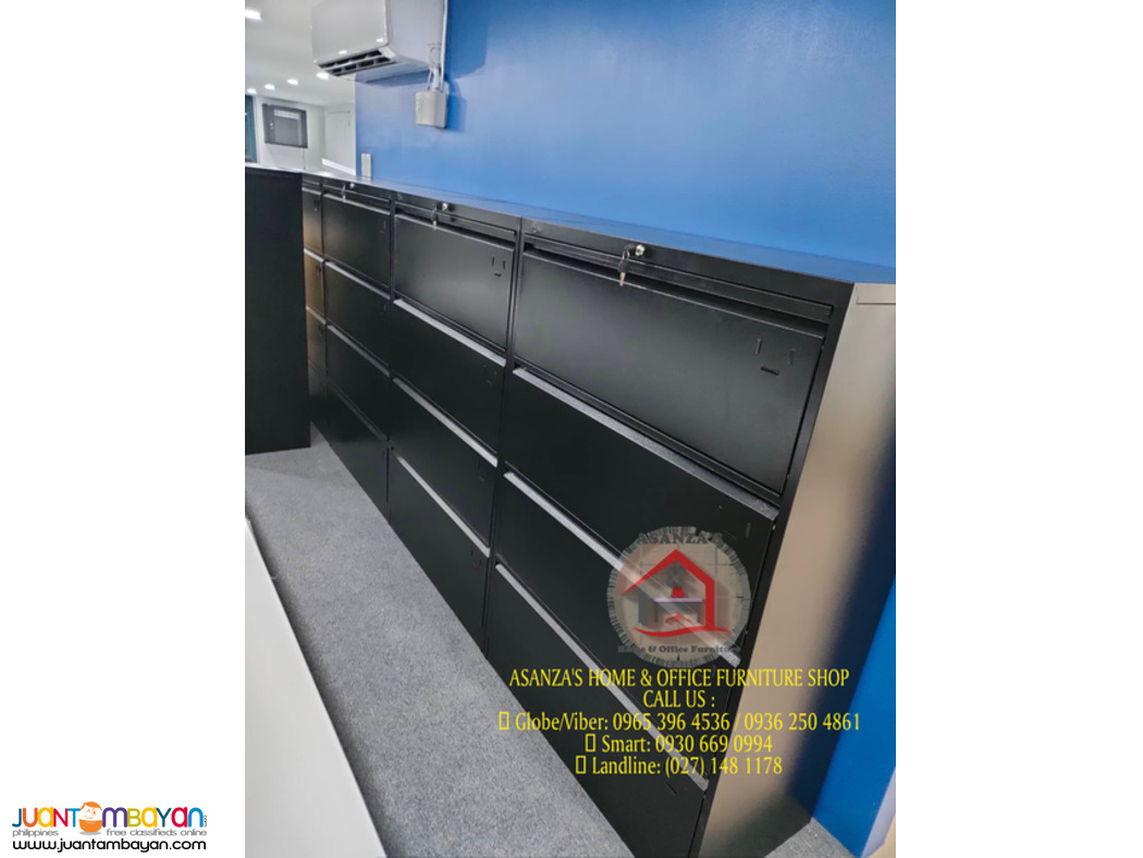 4 Layer Steel Lateral Cabinet (RECESSED HANDLE) |  CALL US