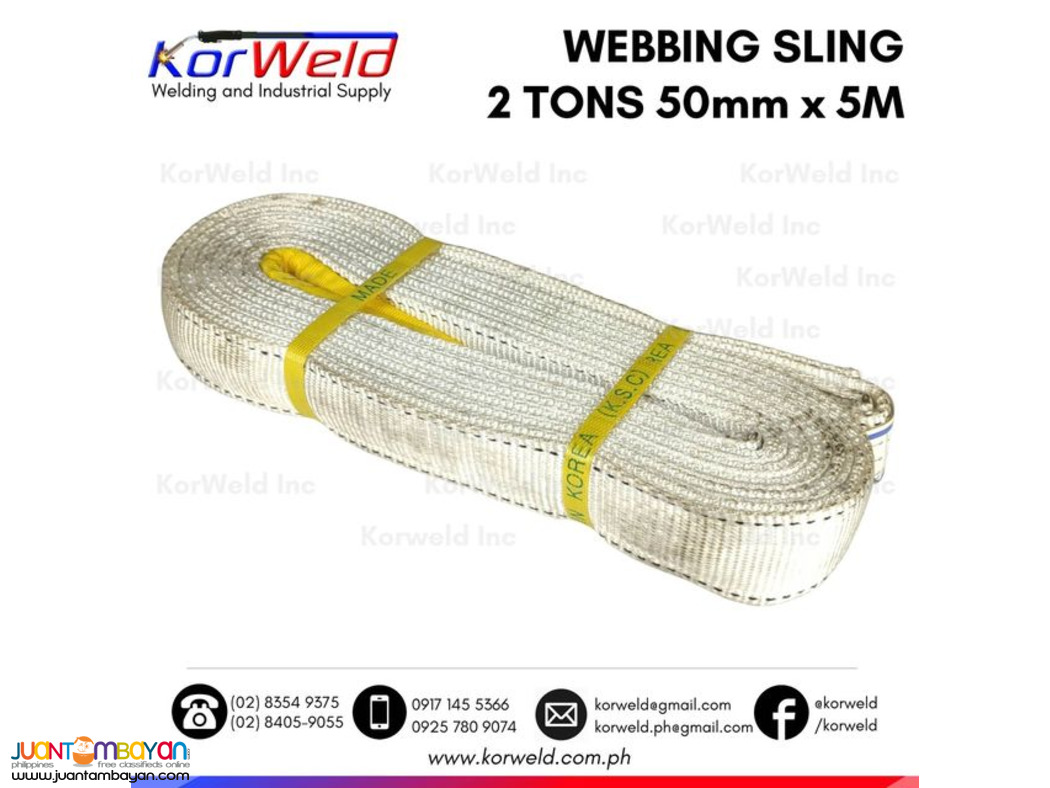 Webbing Sling / Lifting Belt 2 Tons x 5 Meters