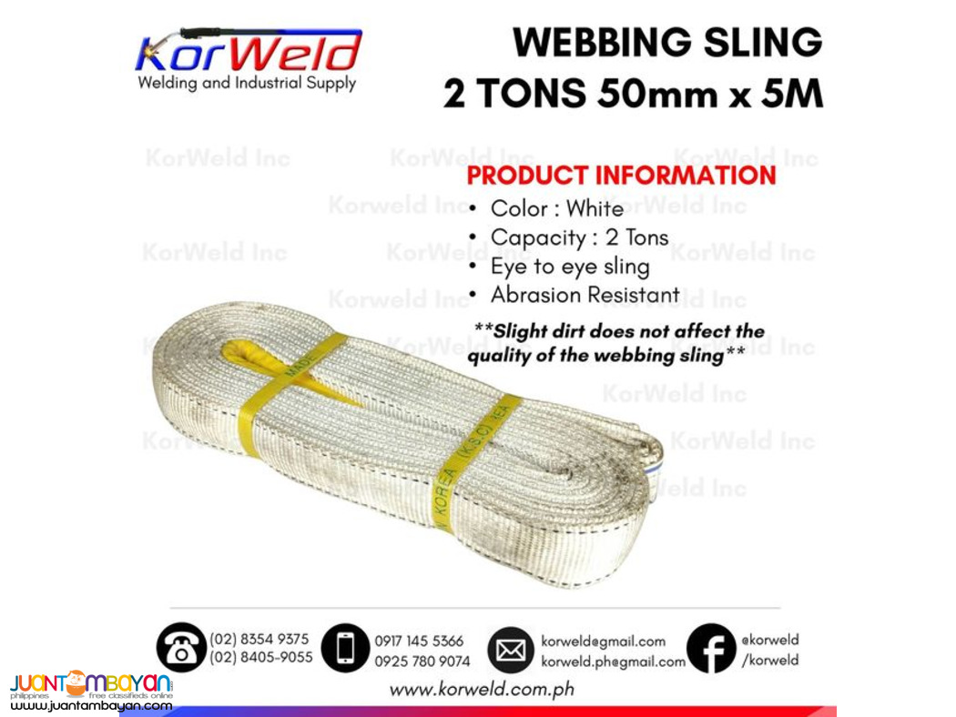 Webbing Sling / Lifting Belt 2 Tons x 5 Meters
