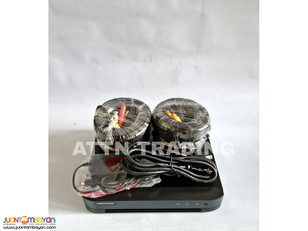 HIKVISION 4CH 1MP COMPLETE SET (KIT) PLUG AND PLAY / MOBILE VIEWING