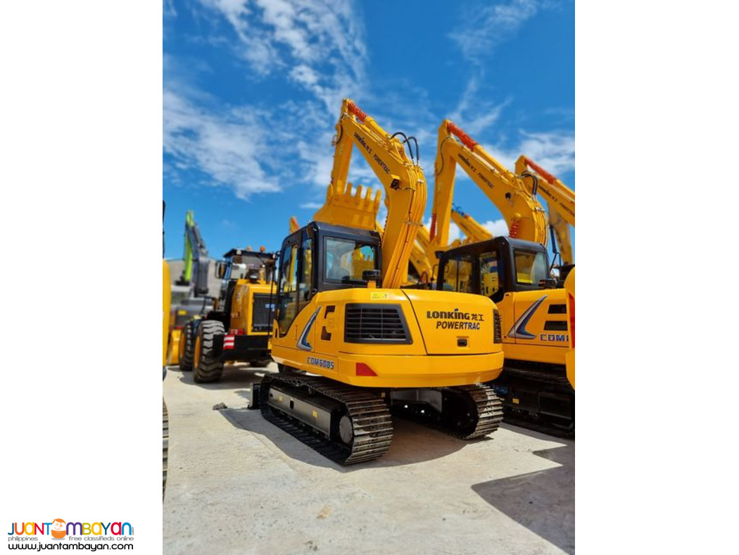lonking cdm6085 backhoe with dozer