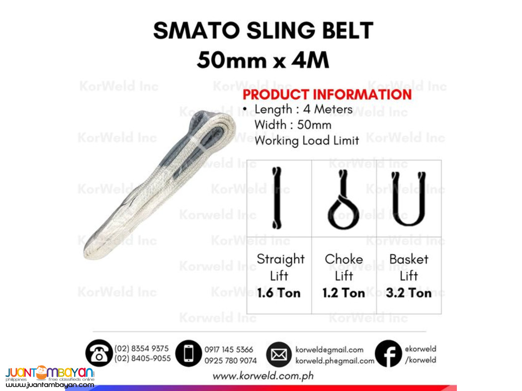 2 Tons Webbing Sling SMATO