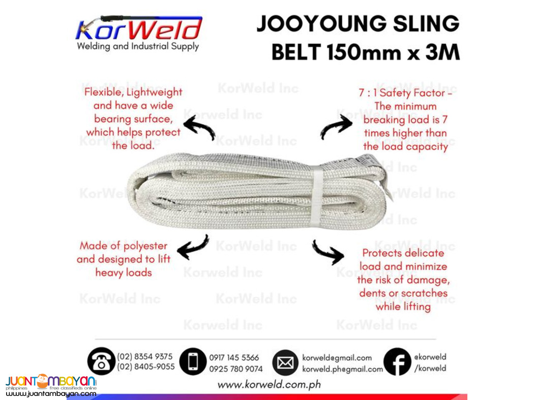 6 Tons Jooyoung Webbing Sling
