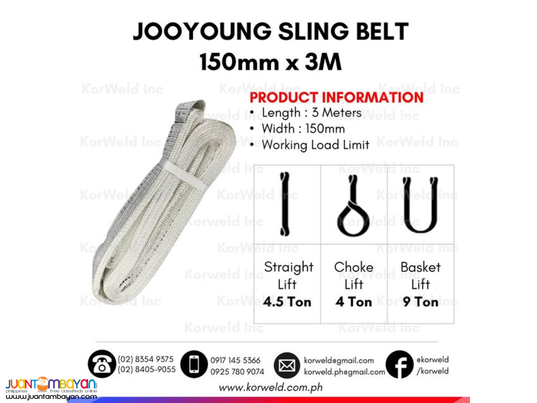 6 Tons Jooyoung Webbing Sling
