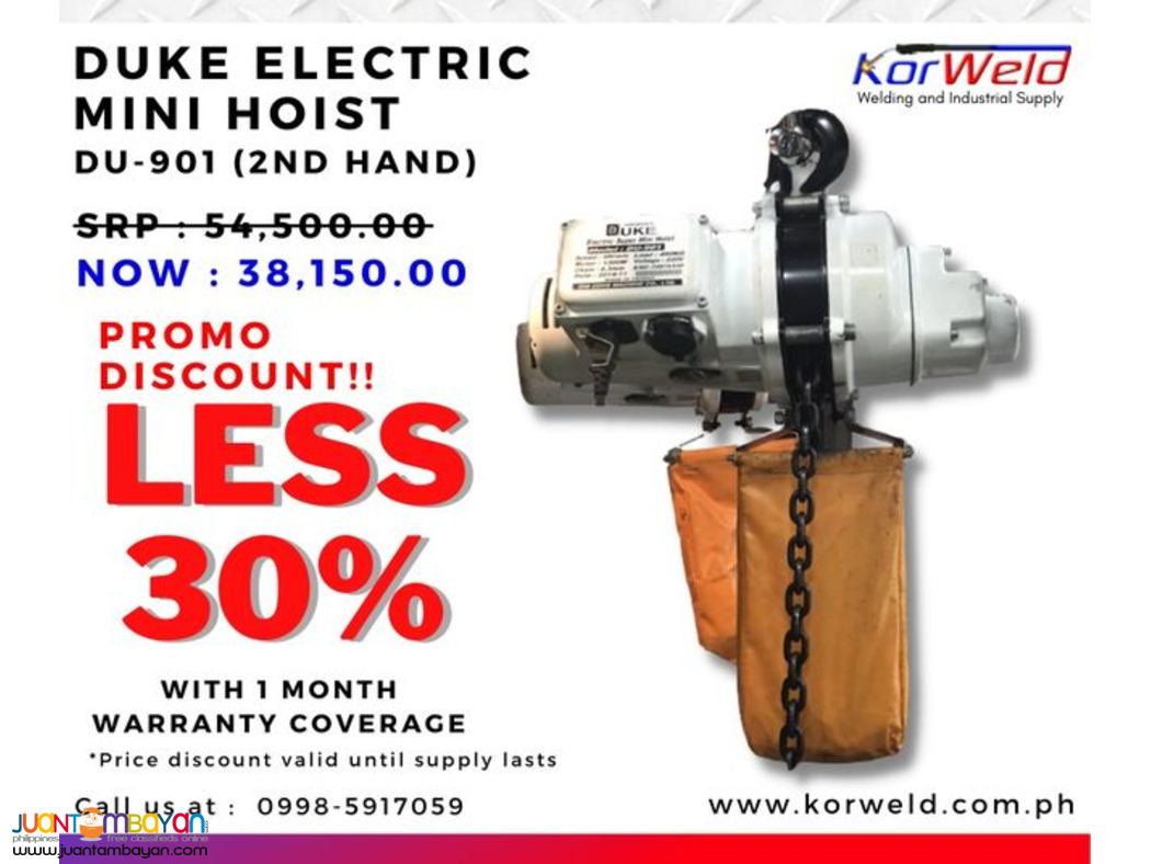 Electric Hoist Mini 500 kgs.