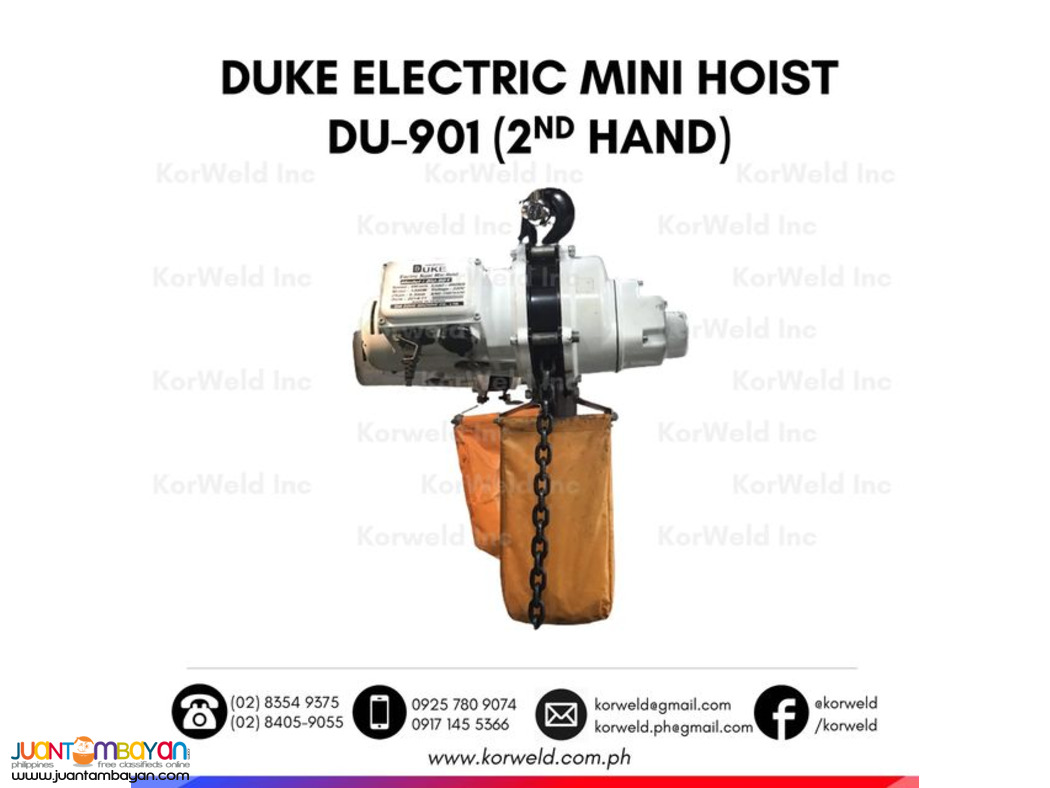 Electric Hoist Mini 500 kgs.