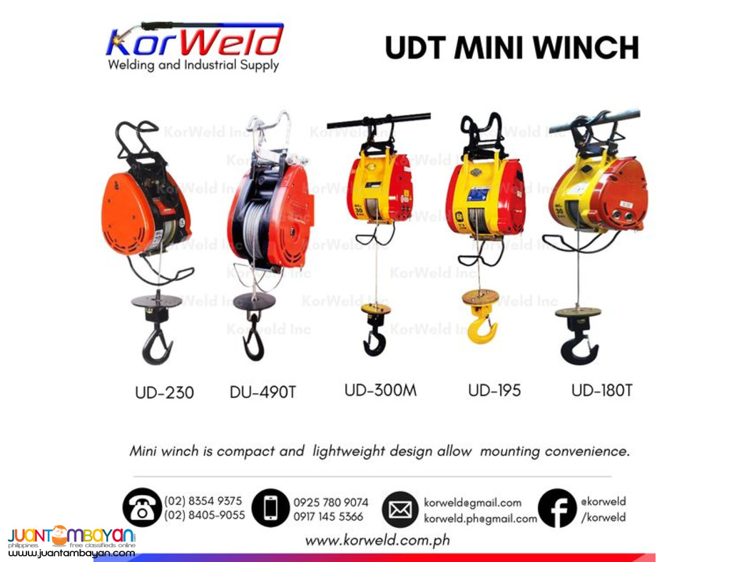 Electric Winch Mini Winch 230 kg