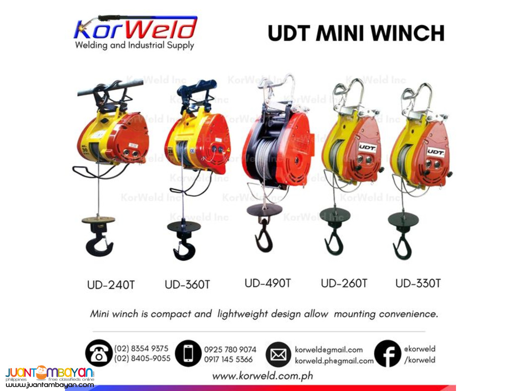 Electric Winch Mini Winch 230 kg