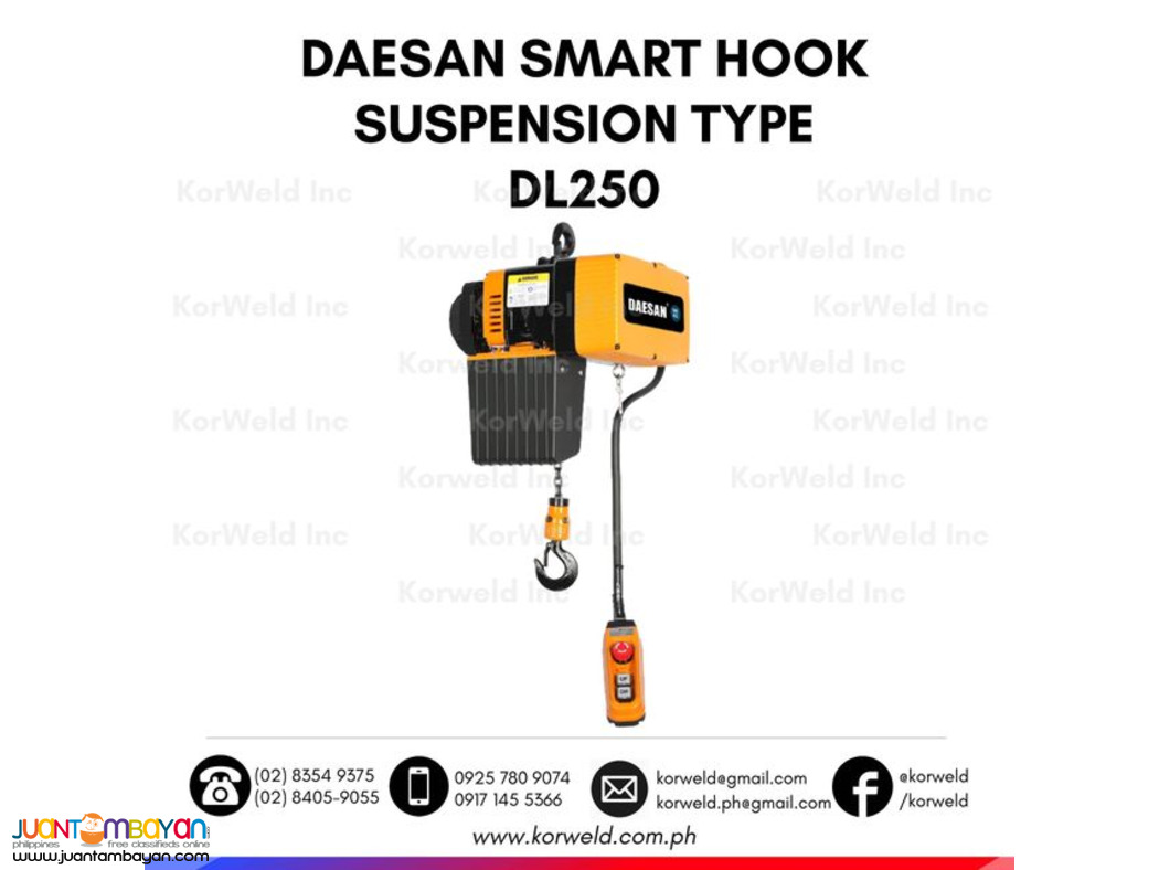 Electric Hoist Hook Type 250 kg.