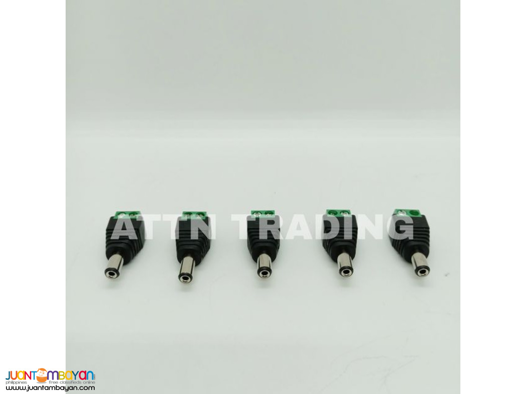 DC CONNECTOR MALE (GREEN)