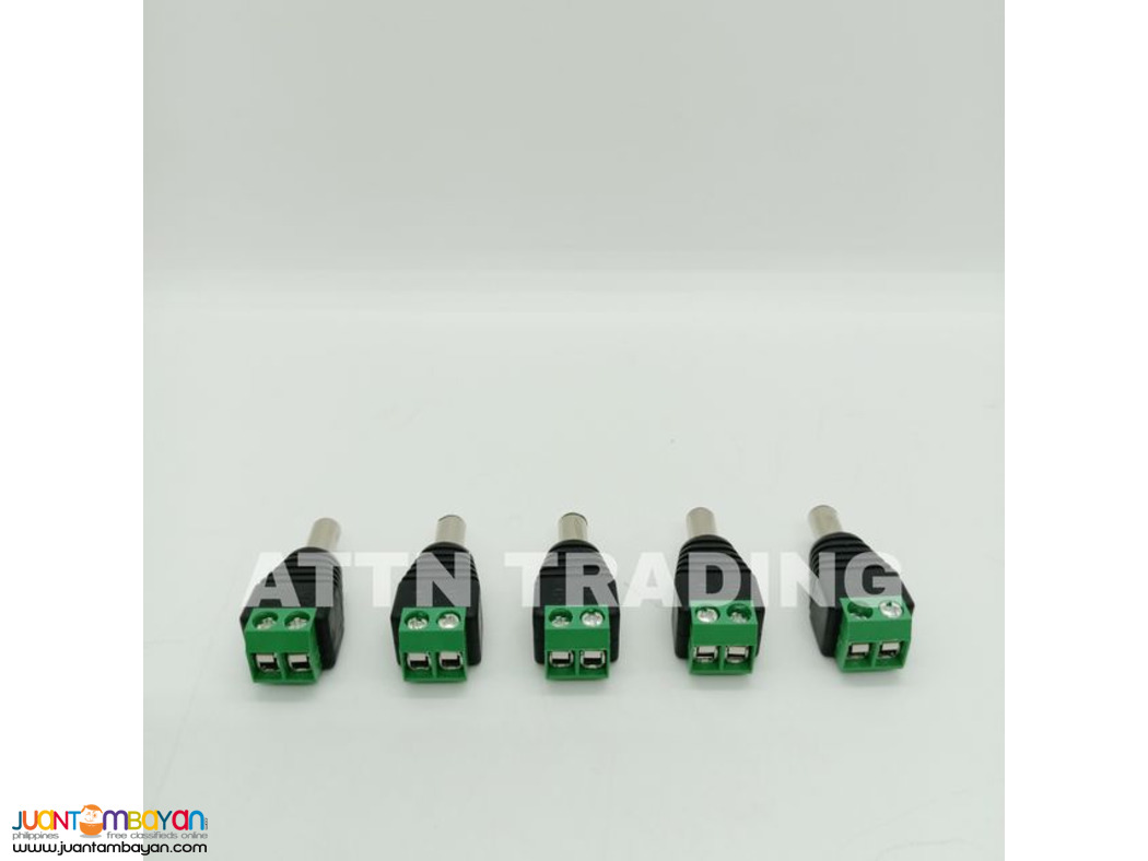 DC CONNECTOR MALE (GREEN)