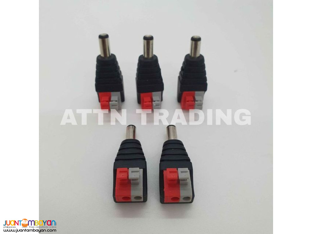 DC MALE CONNECTOR HIGH TYPE (RED)