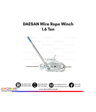 Wire Rope Winch 1.6 Ton