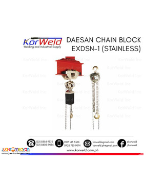 Spark Resistant Chain Block