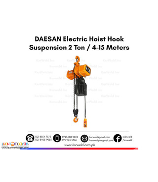 Electric Hoist Hook Suspension Type 2 Tons