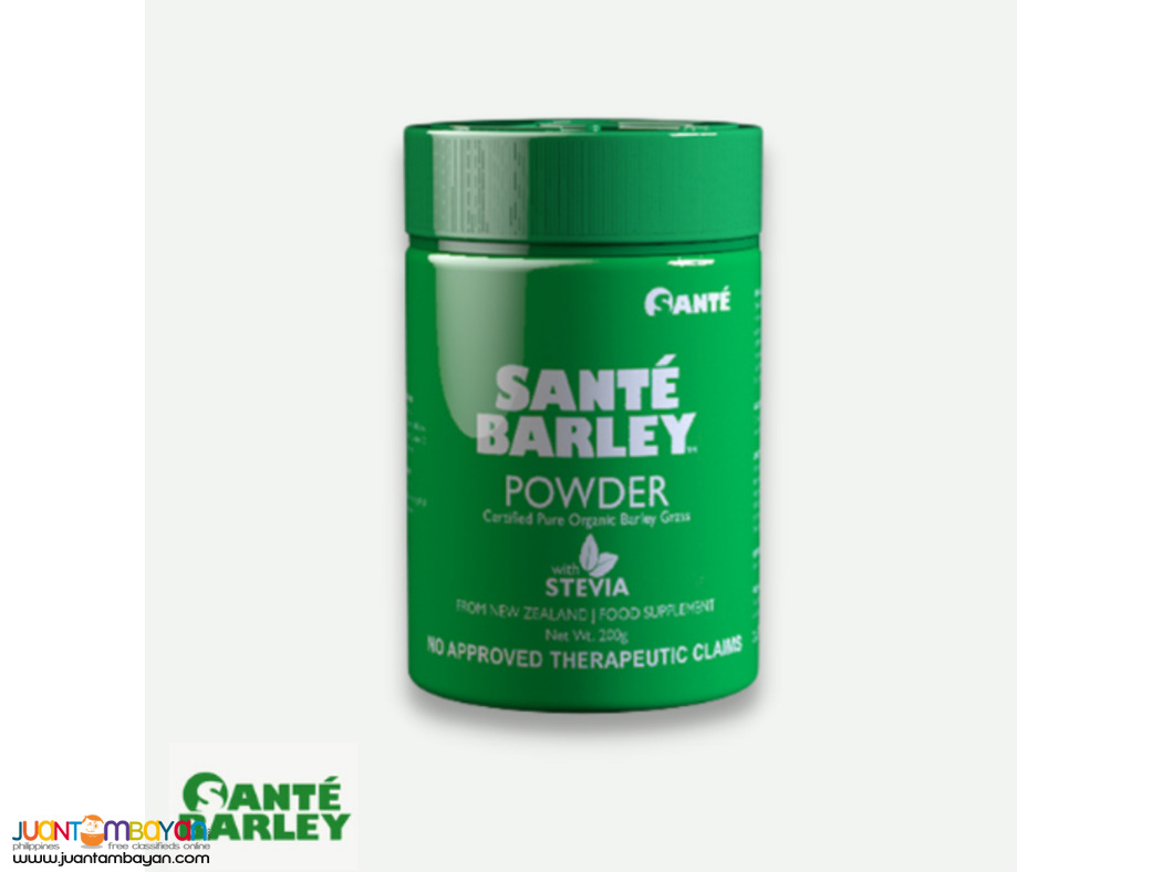 Santé Barley Powder Stevia Canister For Diabetes and Hypertension