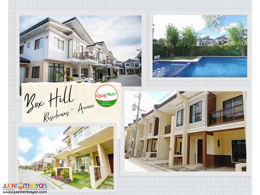 Box Hill Residences Townhouse For Sale Talisay