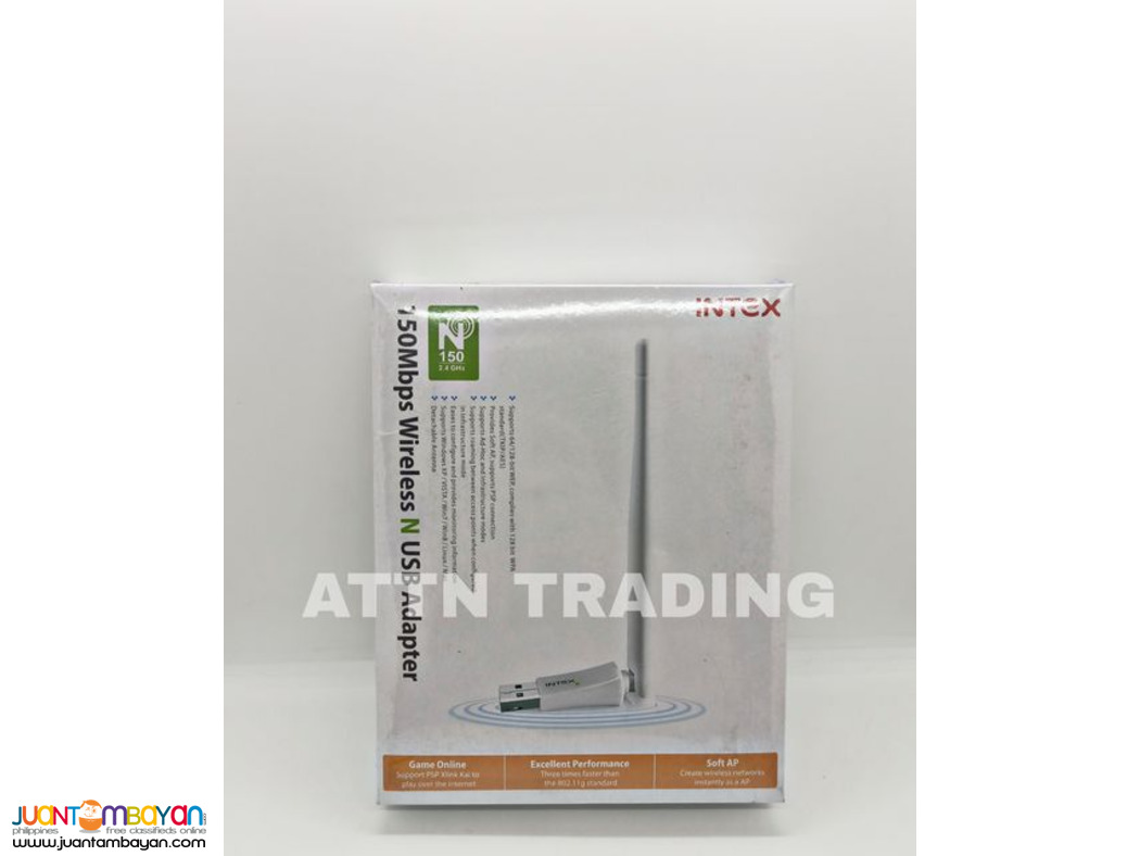 INTEX IT-ULC25 150 Mbps USB Wireless LAN Adapter