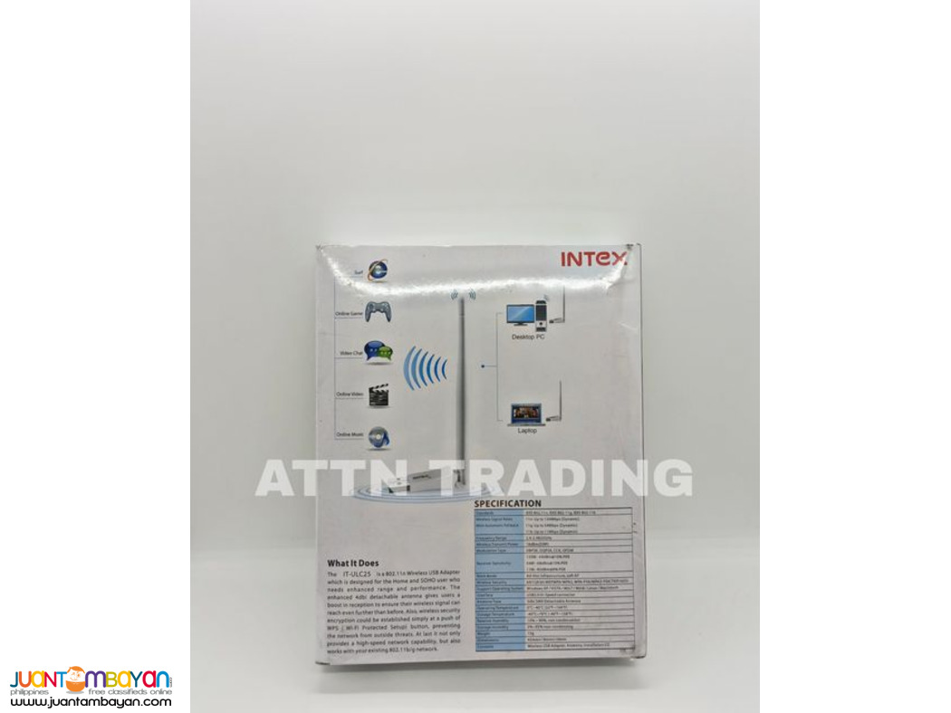INTEX IT-ULC25 150 Mbps USB Wireless LAN Adapter