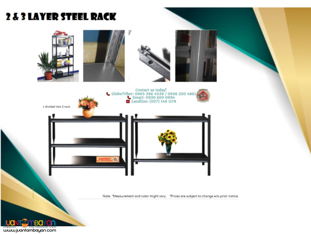 STEEL RACK / HEAVY DUTY / FACTORY PRICE