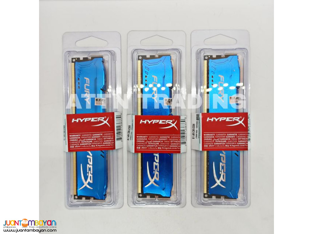 Fury HyperX HX318C10F/8 8GB 1G x 64-Bit DDR3-1866
