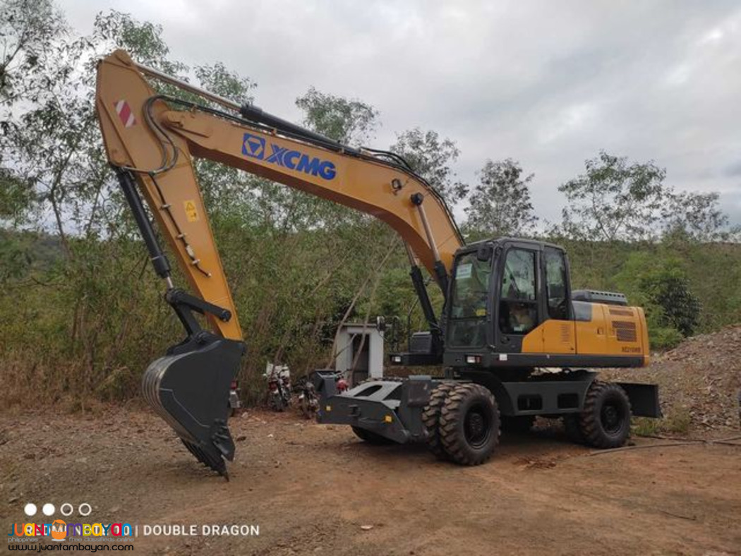 xcmg xe210wb wheel type excavator