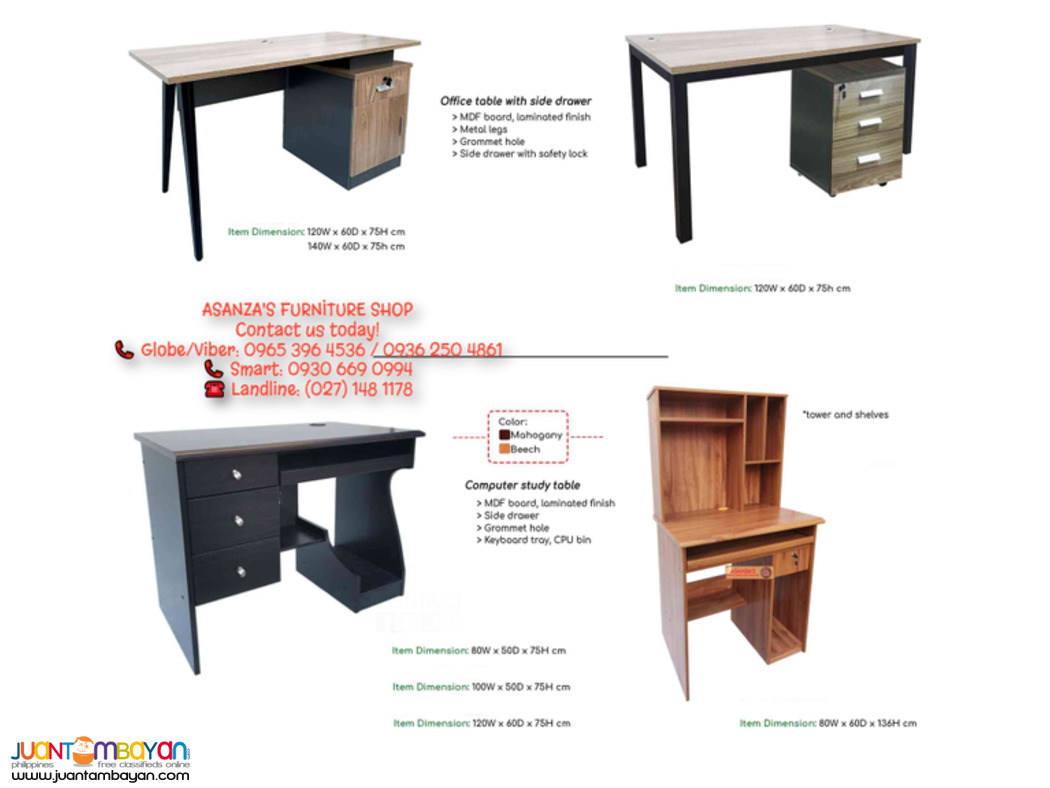 Office Staff Desk/Free Standing Table/Factory Price