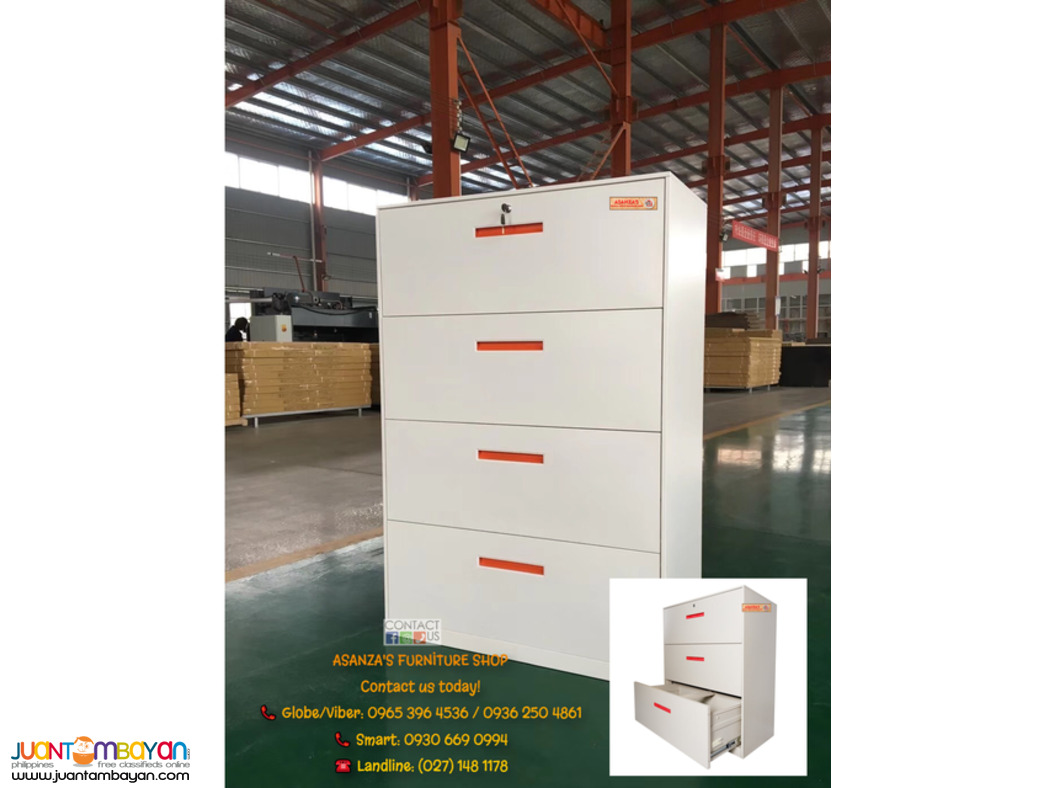 3-Drawer Lateral Office Filing Cabinet / Factory Price