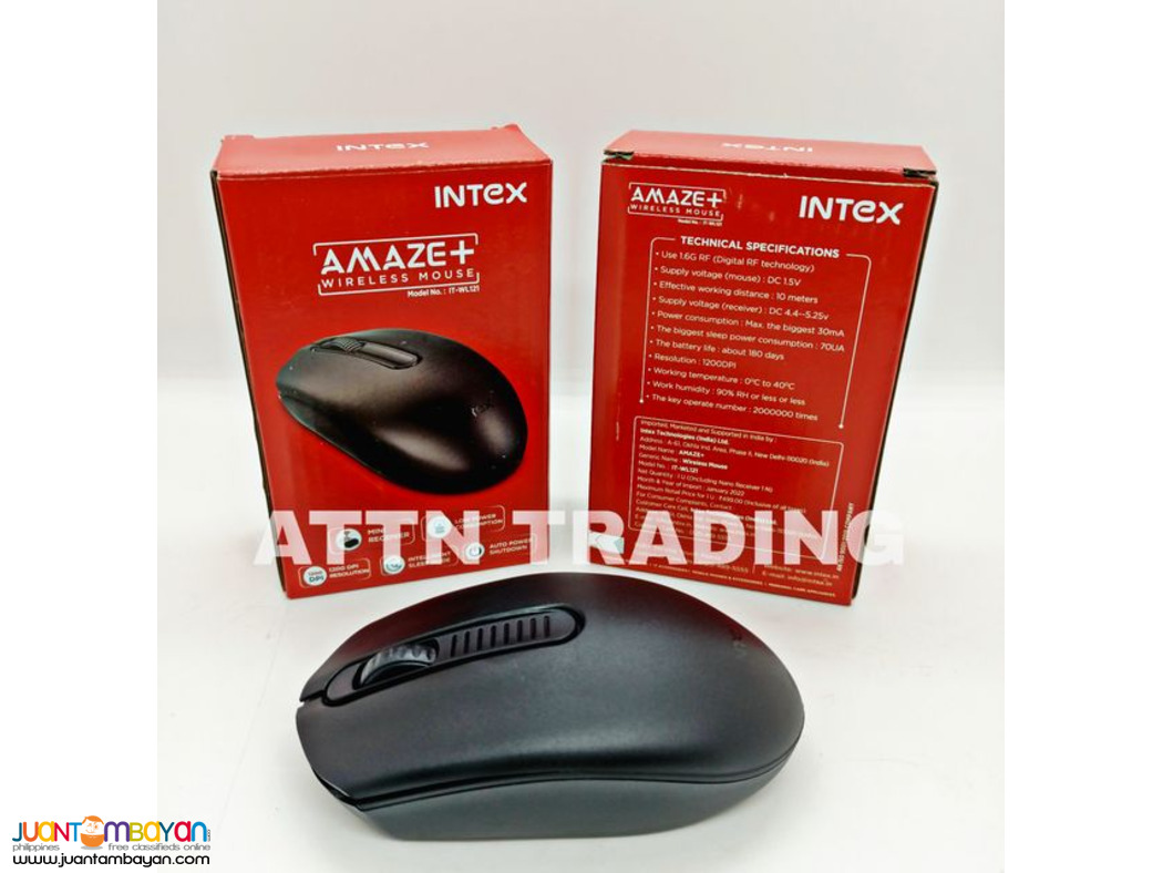 Intex Amaze + wireless Mouse IT-WL121