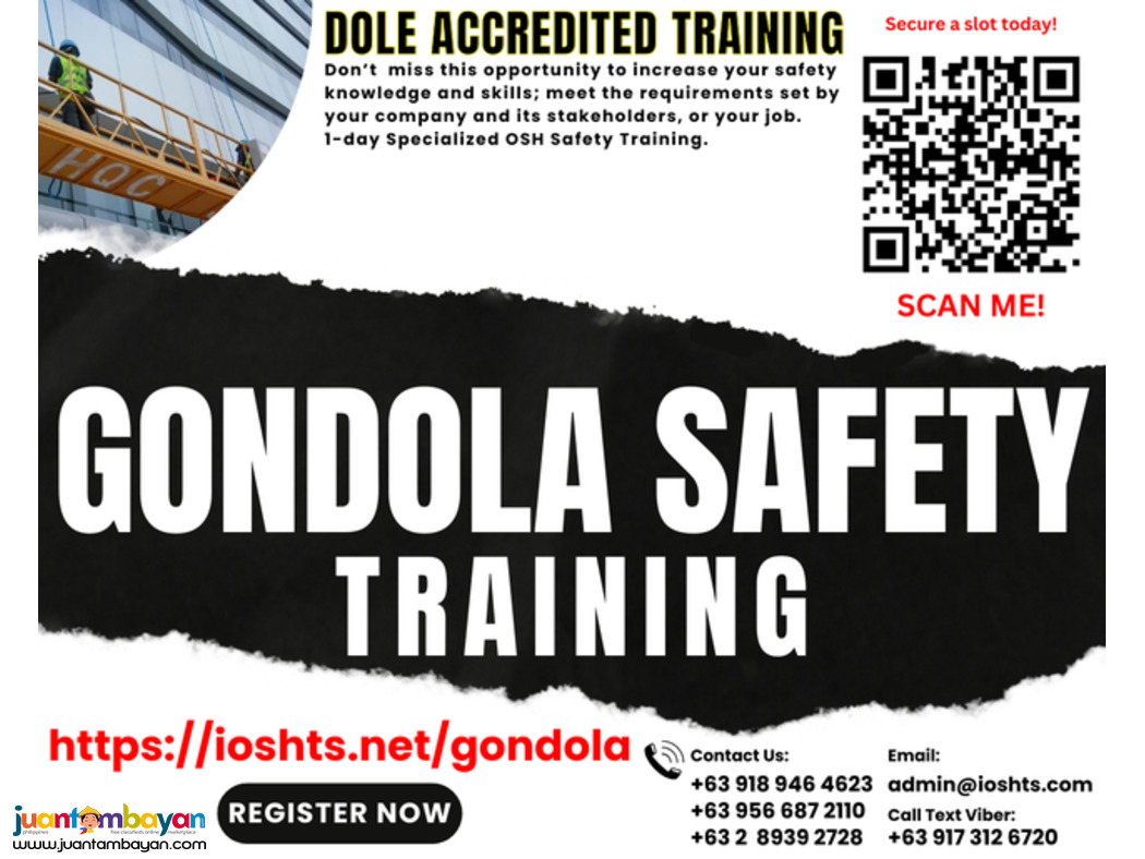 Gondola Safety Training Suspended Platform Safety Training dOLE