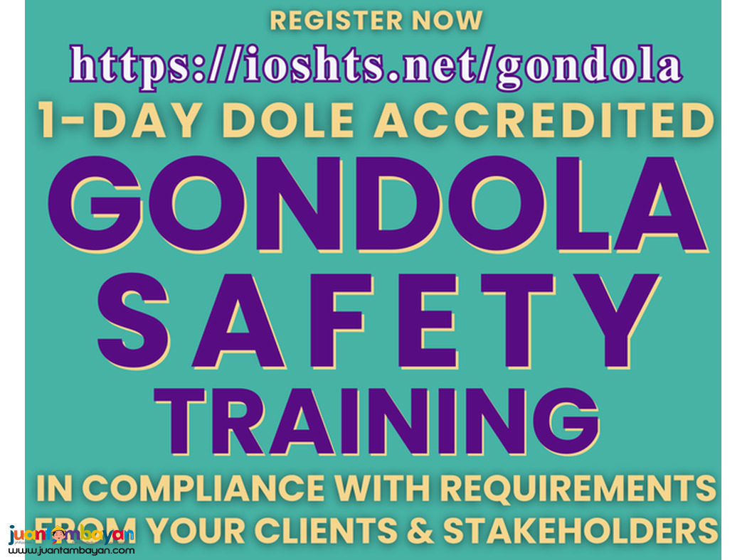 Gondola Safety Training Suspended Platform Safety Training dOLE
