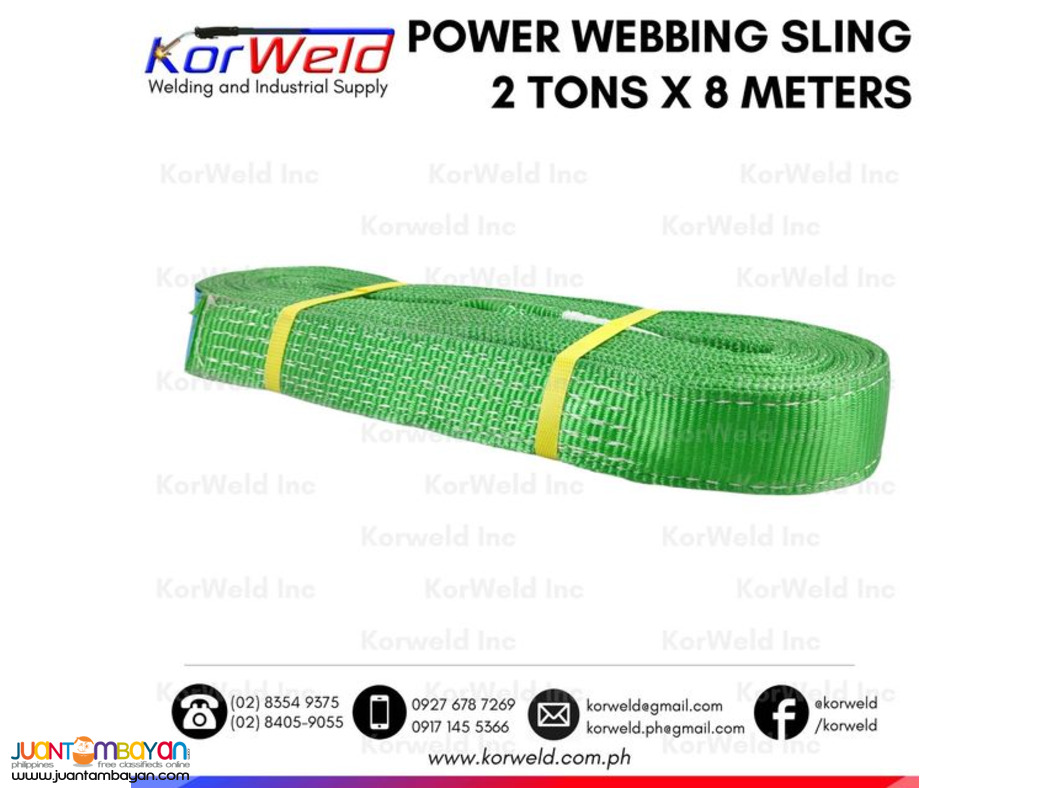 Rejin Power Webbing Sling 2 Tons x 8 Meters