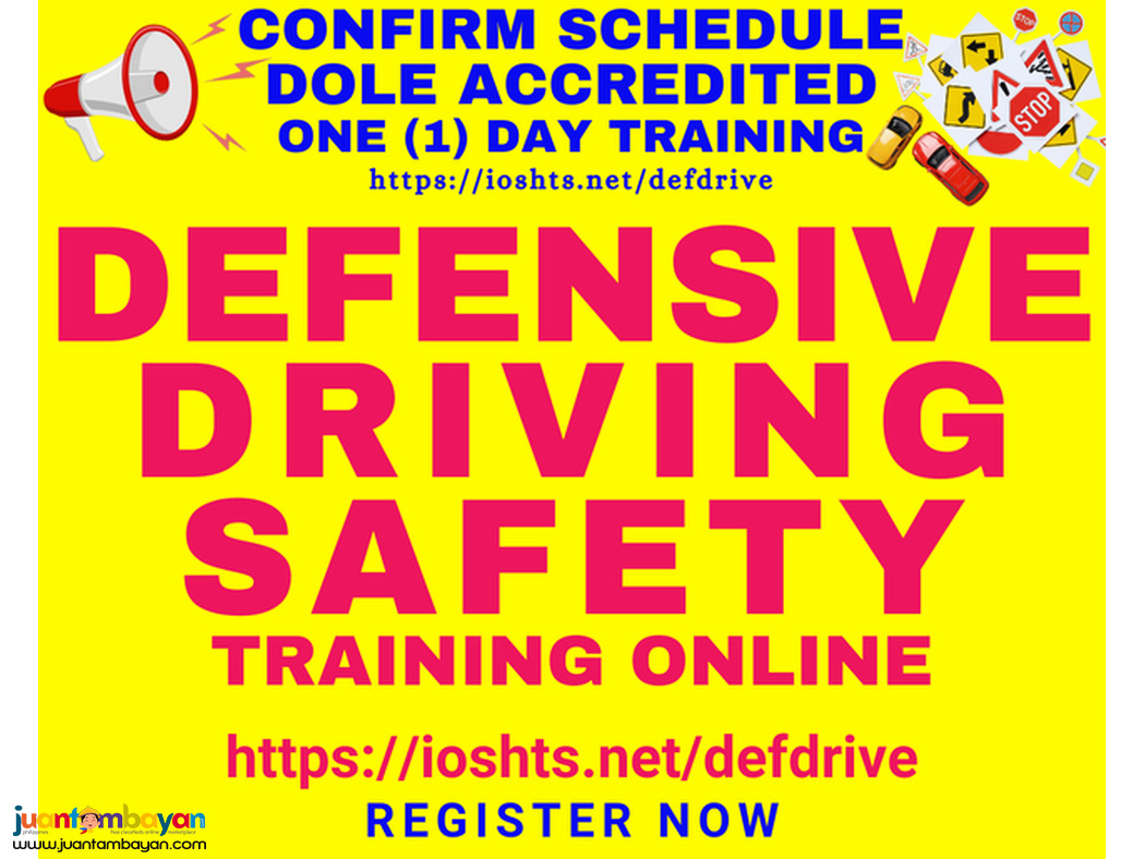Online Defensive Driving Safety Training DOLE Accredited Training