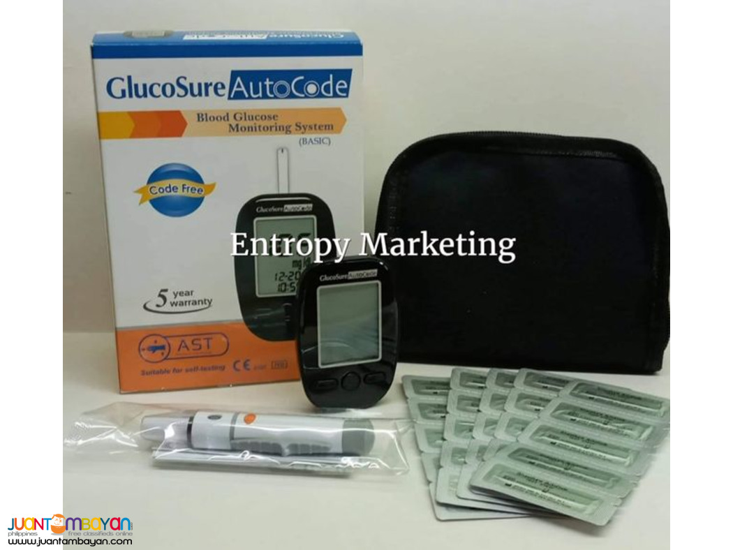 Glucosure Autocode Glucometer with 25 strips