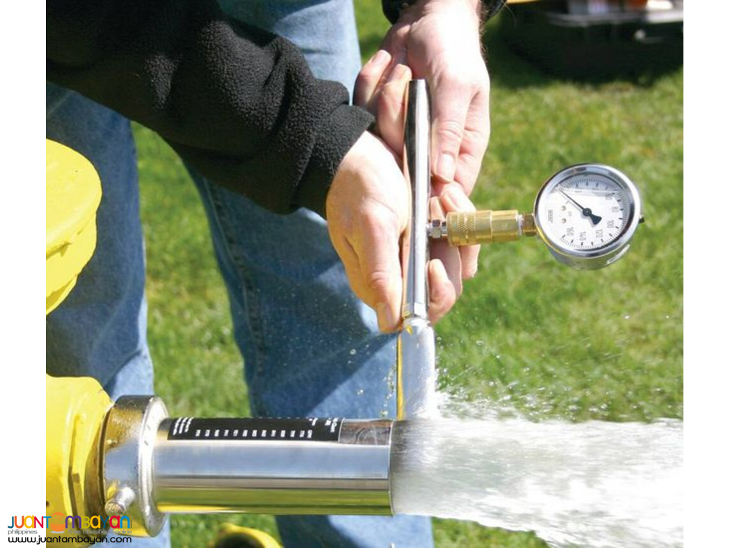 Hydrant Flow Pitot Tube Kit with Flow Nozzle, 200 PSI