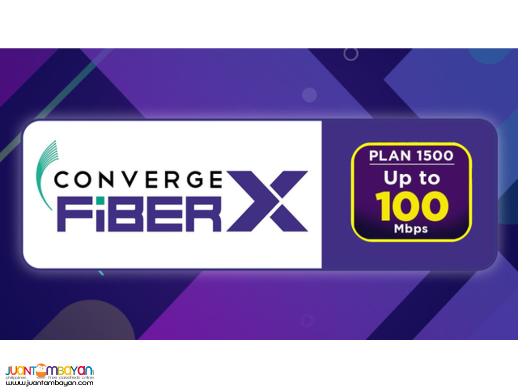 CONVERGE FIBR X AGENT AT YOUR SERVICE! APPLY NOW! UPTO 100MBPS