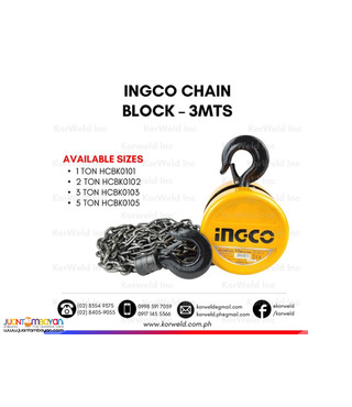 Chain Block 3 Meters Lifting Chain - INGCO