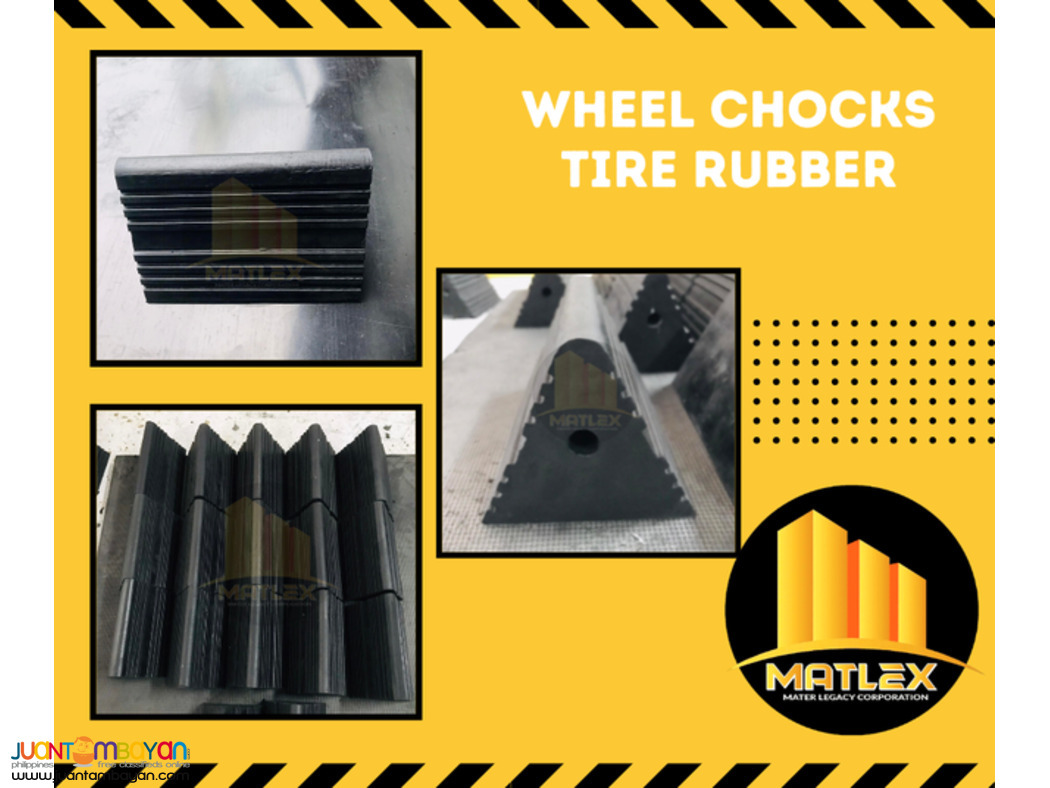 Matlex Wheel Chocks Rubber Tire