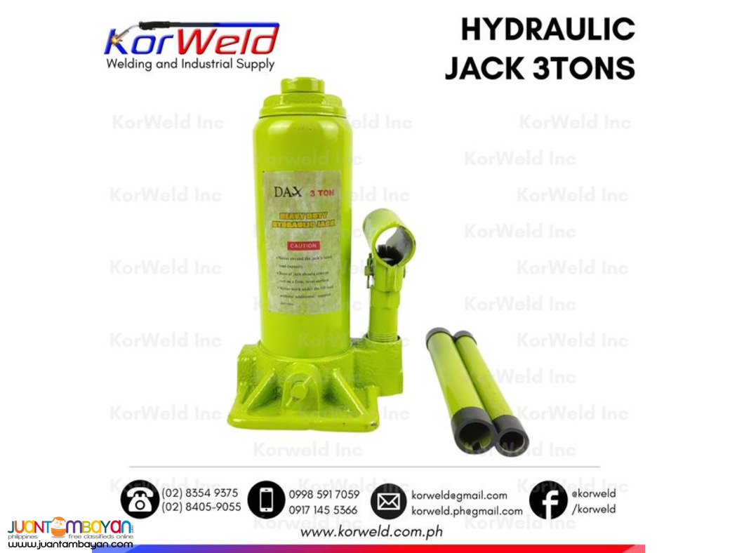 Hydraulic Jack / Bottle Jack 3 Tons
