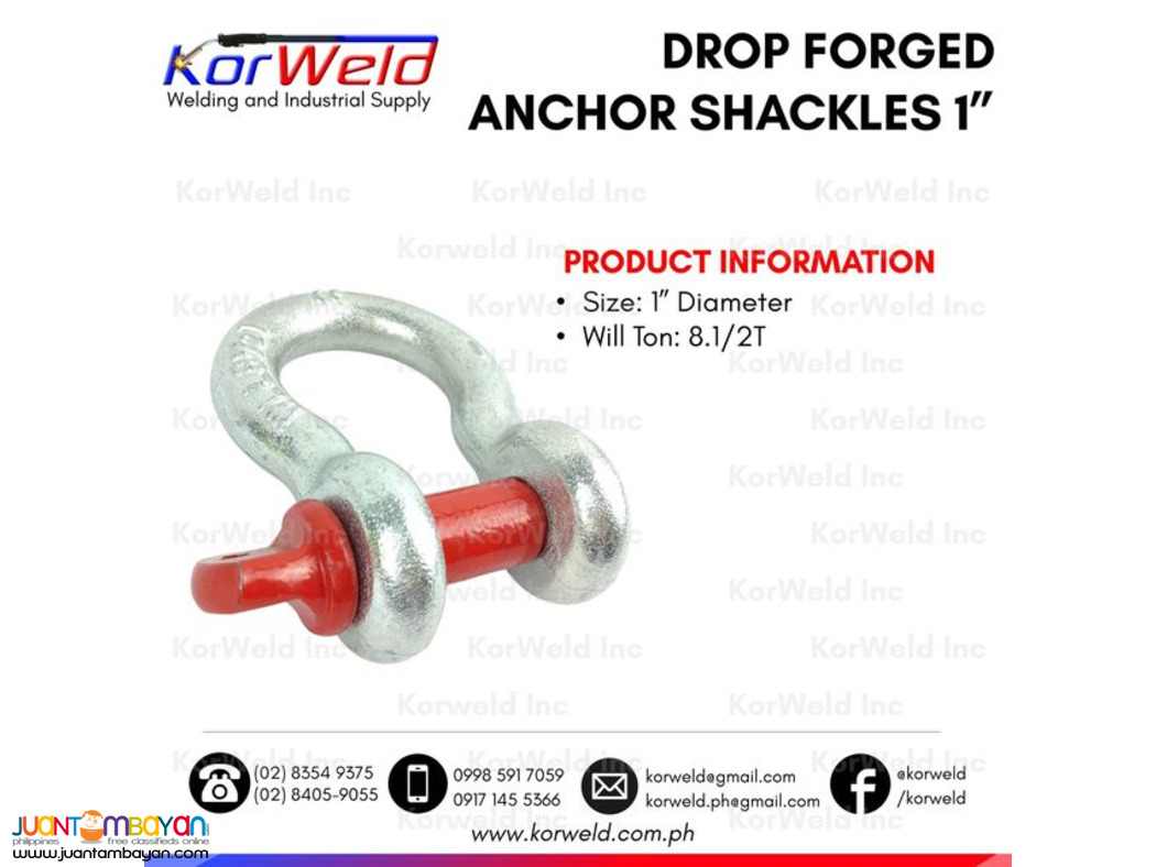 Shackle Drop Anchor Shackle 1"