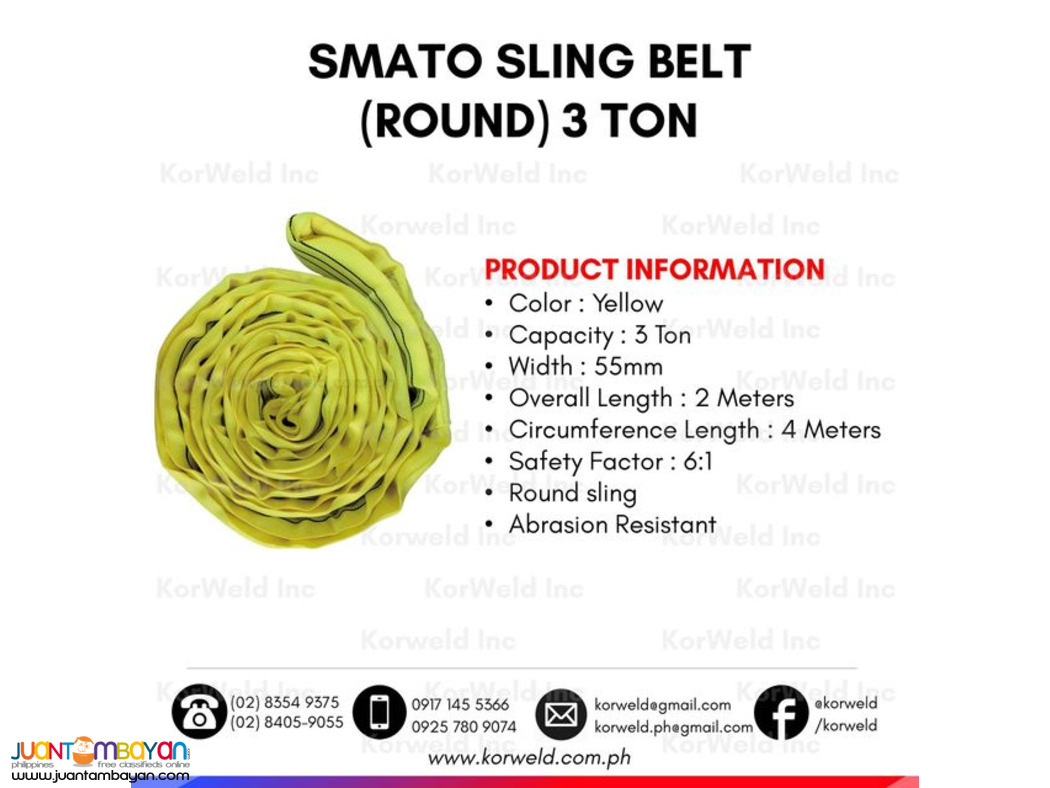 Lifting Belt Round 3 Tons
