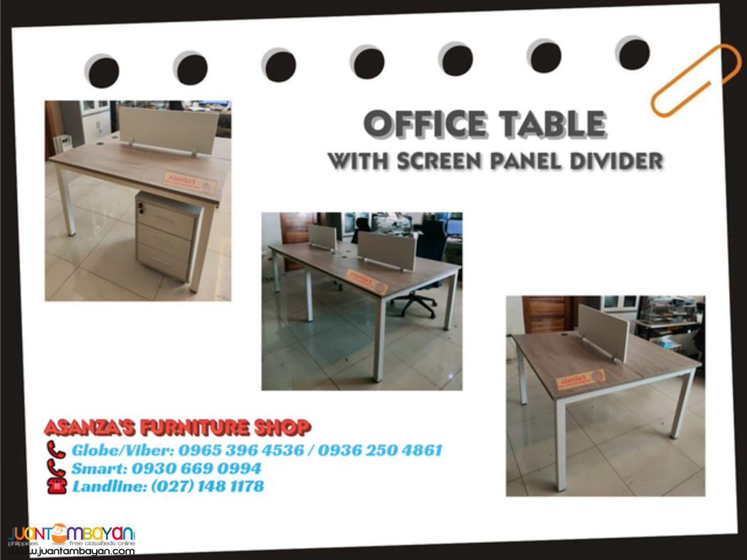 FREESTANDING TABLE WITH DIVIDER / FACTORY PRICE