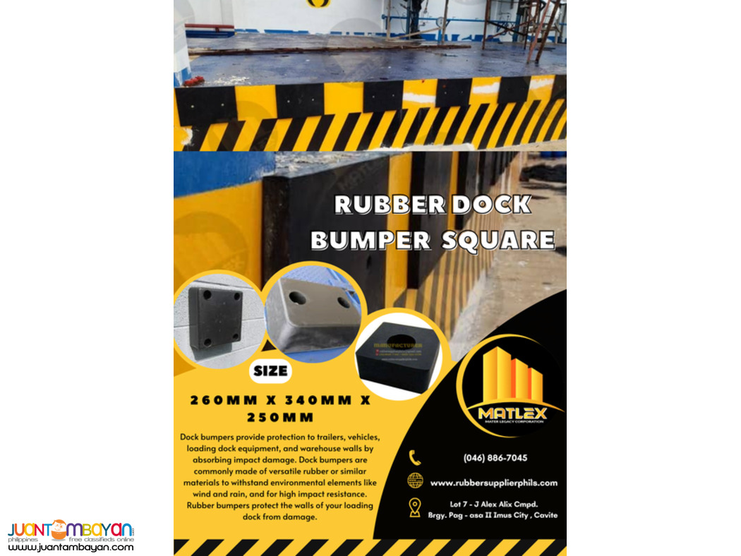 MATLEX RUBBER DOCK BUMPER