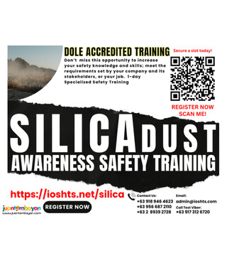 DOLE Accredited Silica Dust Awareness and Safety Training