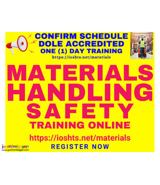 DOLE Accredited Materials Handling and Storage Safety Training